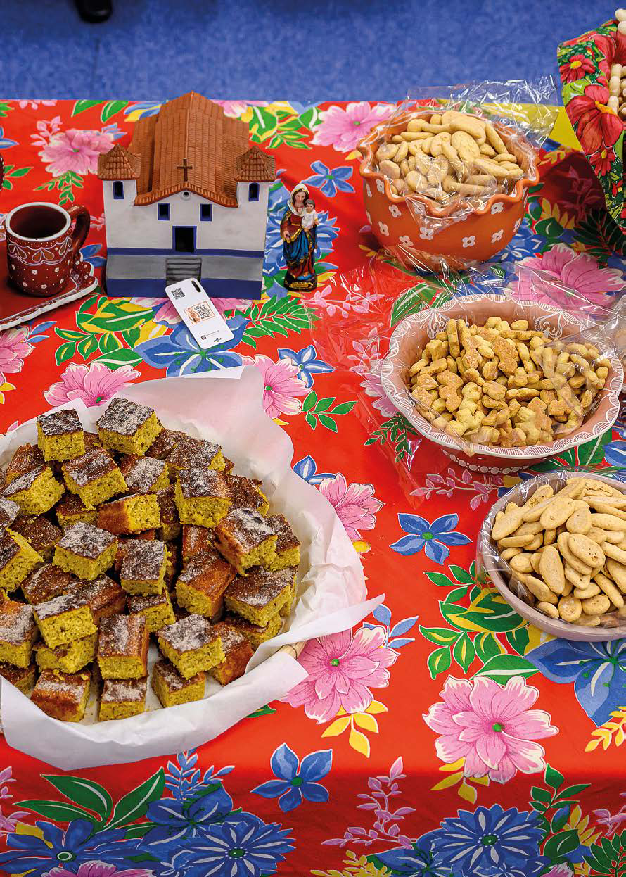 Mesa de quitandas em Minas Novas